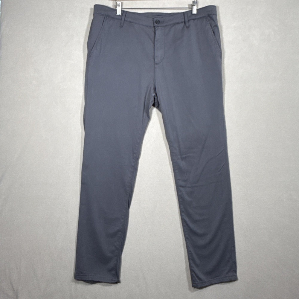 AG Adriano Goldschmied Mens 38x31‎ The Marshall Slim Trouser Gray Office Preppy